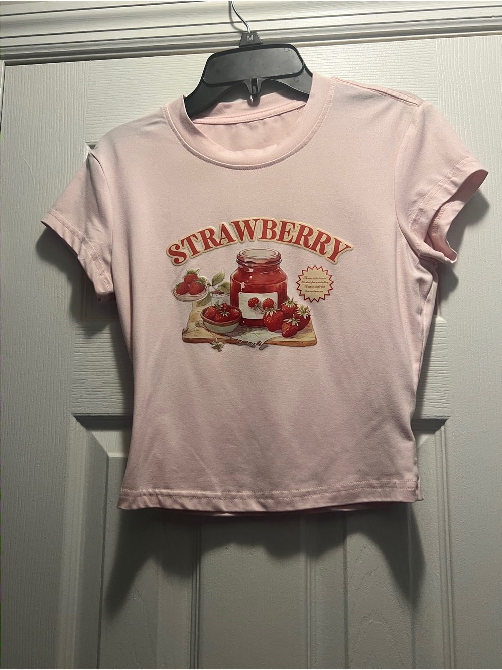 Pink 'Strawberry' Graphic Tee